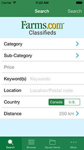 Farms.com Classifieds Mobile App